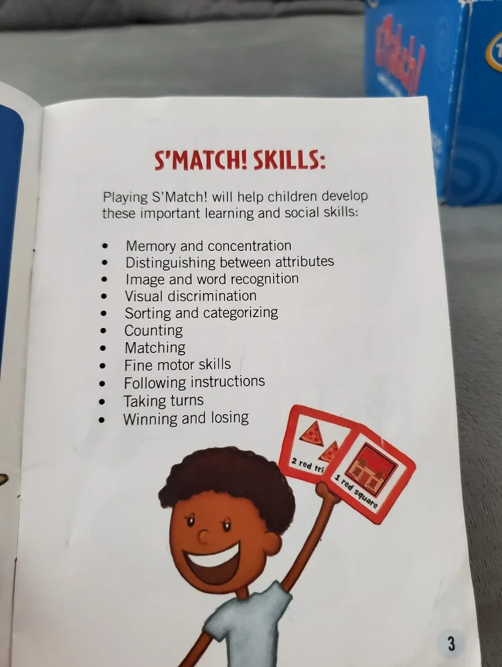Thinkfun S'Match memory game with a spin